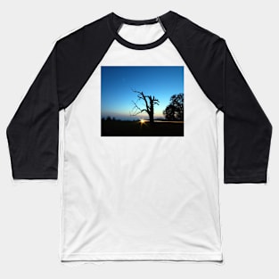 Dead Tree Sunset Baseball T-Shirt
